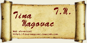 Tina Magovac vizit kartica